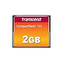 Transcend CF133 CompactFlash Memory Card 2GB, Up to 30MB/s, DSLRs Camera Card, MLC NAND Flash, ECC, Support Ultra DMA transfer mode 4 - TS2GCF133
