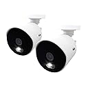 Night Owl 4K Ultra HD Wired Indoor/Outdoor Add-On Cameras with Built-in Motion-Activated Spotlights, 100 ft. of Night Vision, Wide Viewing Angle