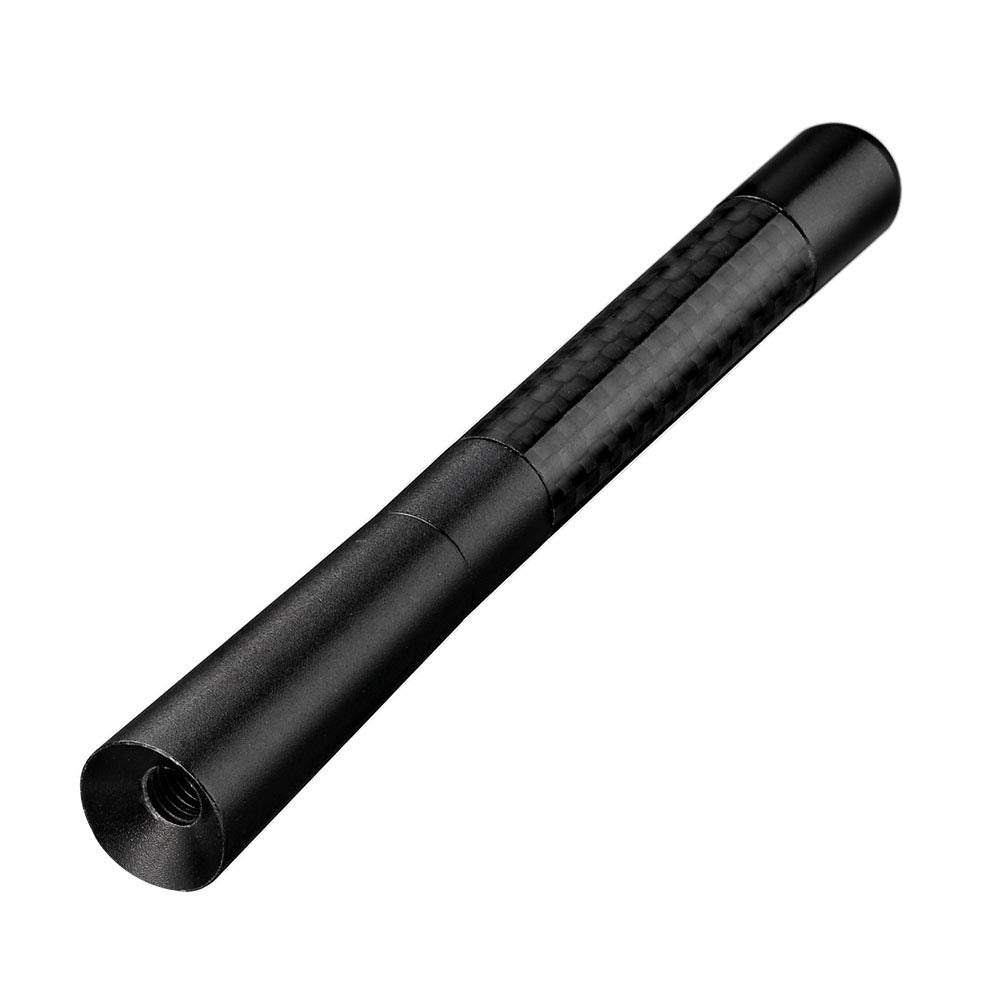 Bingfu Vehicle Roof Mount Antenna Mast 4.7 inch Carbon Fiber Car Antenna Replacement