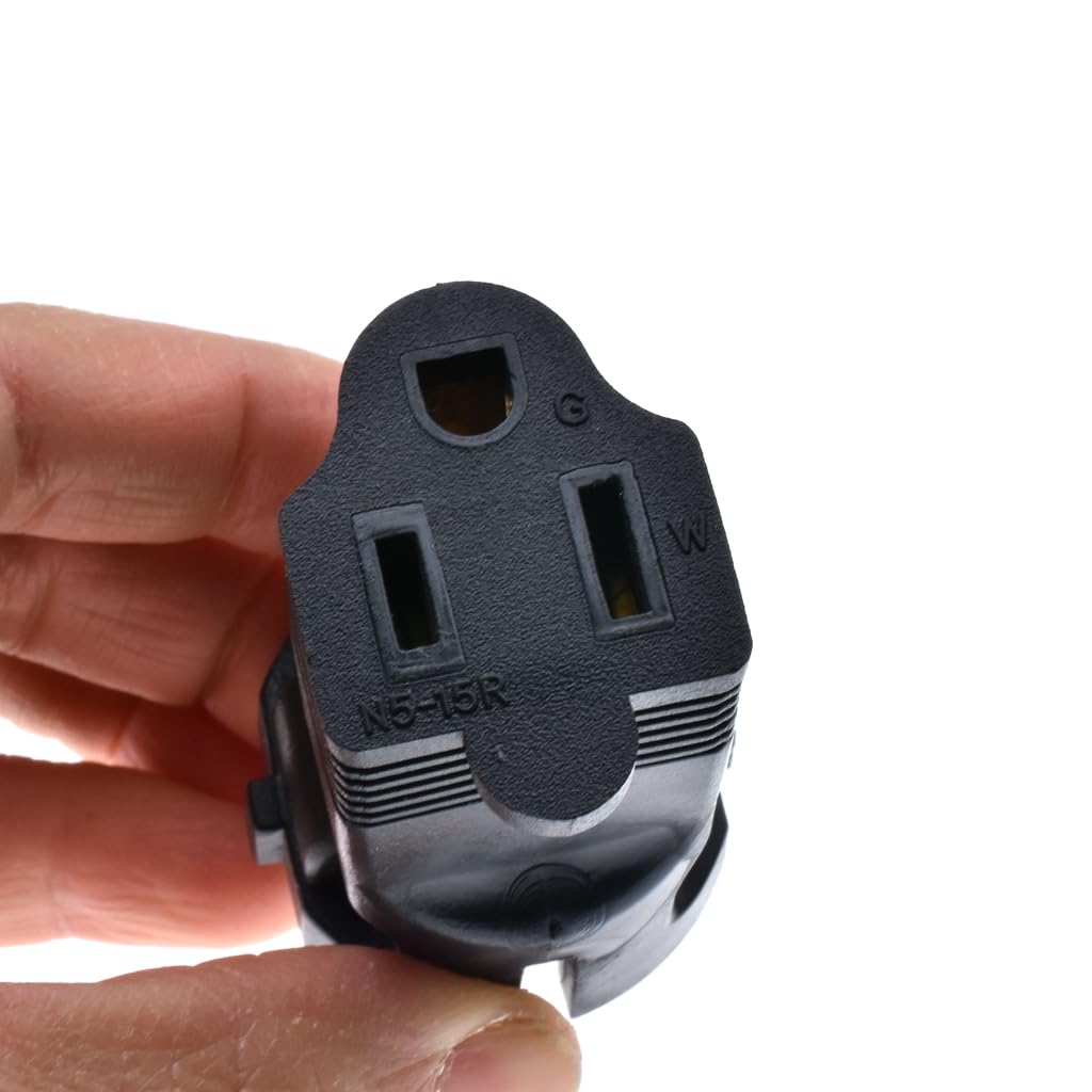 Toptekits Euro US Plug Adapter,USA NEMA 5-15R Receptacle to European EU Schuko CEE 7 Power Converter, US EU Plug Adaptor, European USA Plug Adapter…