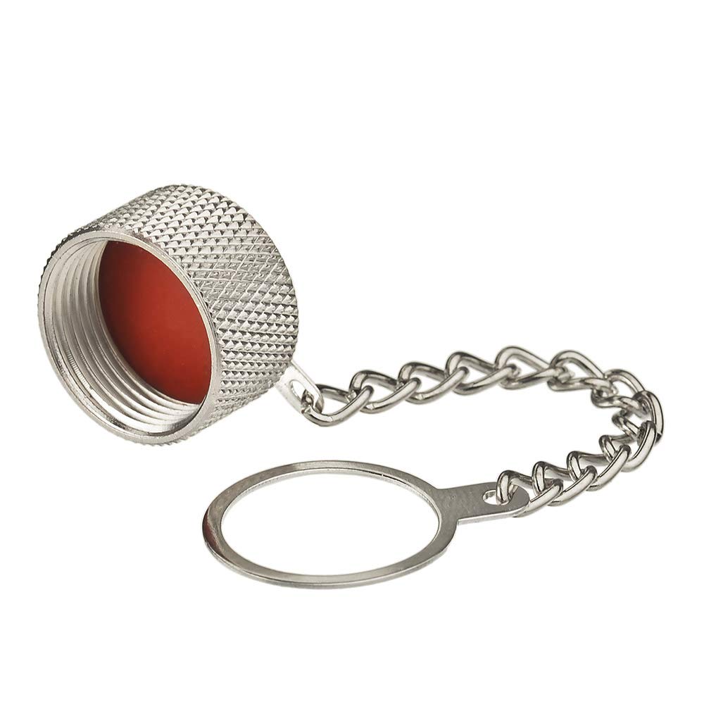 Eightwood 10pcs Protective Cover Dust Cap with Chain for N Female Connector, SO239 Connector