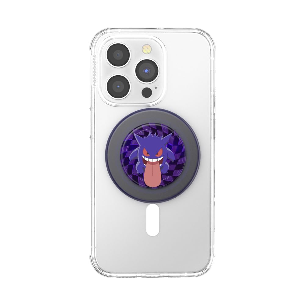 PopSockets PopGrip for MagSafe, Magnetic Phone Grip & Stand, Swappable Top, Secure Grip for iPhone MagSafe Cases, Kickstand for Hands-Free Viewing