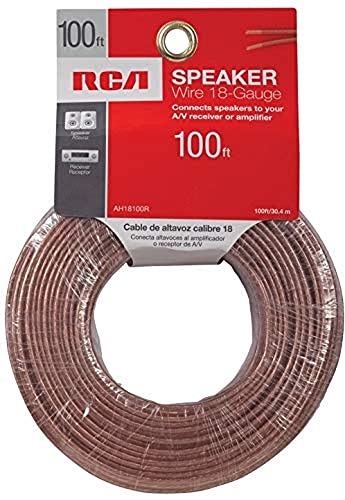 RCA AH18100N 100 feet 18-Gauge Speaker Wire