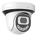 EVERSECU 1080P 24/7 Full-time Color Night Vision Indoor HD Analog Dome Security Camera with Warm Light LEDs, 2MP (HD-TVI/AHD/CVI/Analog) 4-in-1 CCTV