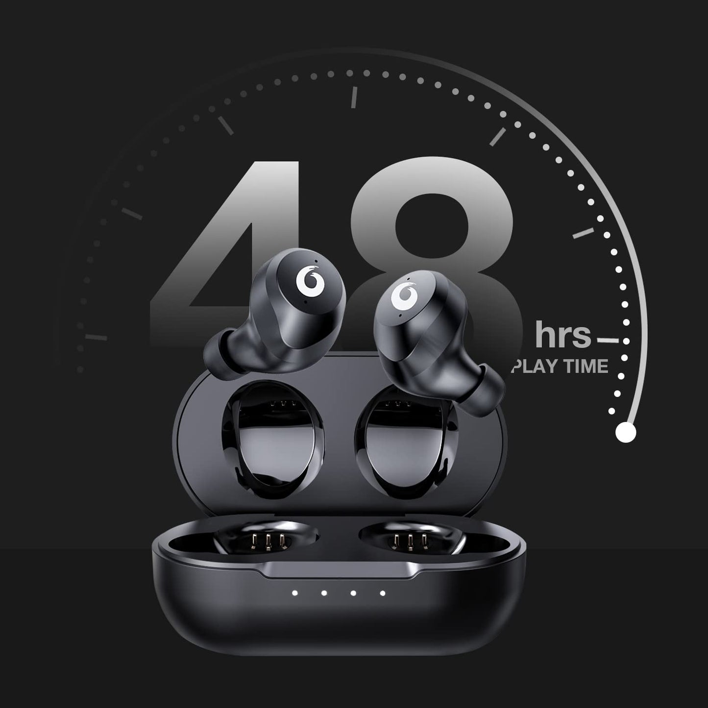 Hikapa X9 Wireless Earbuds Bluetooth 5.3 Headphones Waterproof Stereo Earphones in Ear Touch Control with Microphone Headset with Deep Bass for Sport