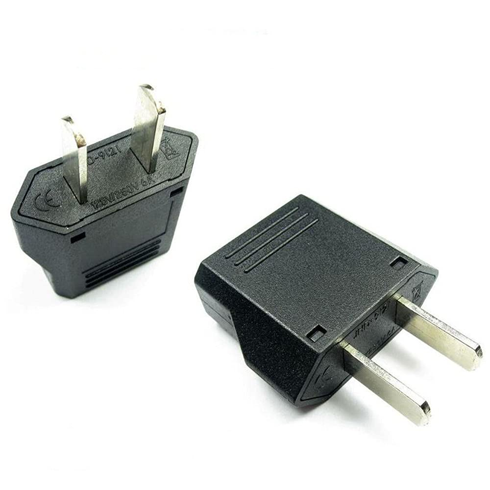 ALINNA US Plug Adapter, EU AU CN to US America Travel Plug Adapter AC Outlet Power Converter(2 Pack)