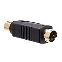 S Video Male / RCA Female, Bi-Directional Adaptor