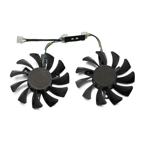 Rakstore GA81S2U GA81O2U 75mm Graphics Card Cooling Fan Replacement for ZOTAC GTX 970 Quiet Cooler Fan