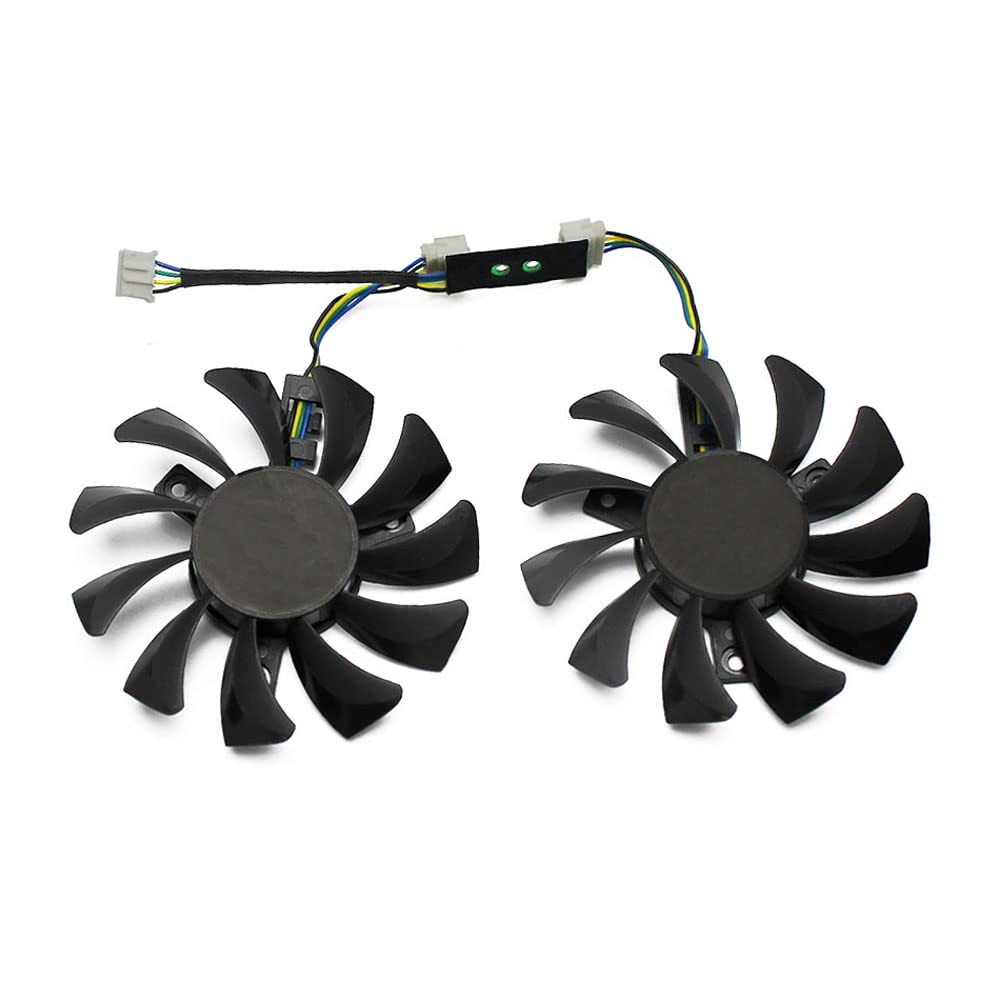 Rakstore GA81S2U GA81O2U 75mm Graphics Card Cooling Fan Replacement for ZOTAC GTX 970 Quiet Cooler Fan