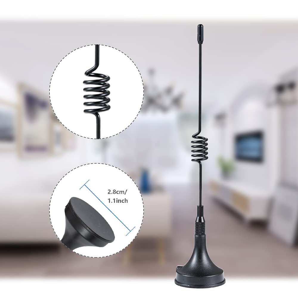 POBADY 433 MHz Antenna 3dBi SMA Male Adapter 3M RG174 Cable Magnetic Base Omni-Direction for Raspberry Pi NFC GSM ISM CUL USB CCU3 CCU2 CC1101