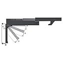 MORryde TV40010H Slide-Out and Flip Down Ceiling TV Mount
