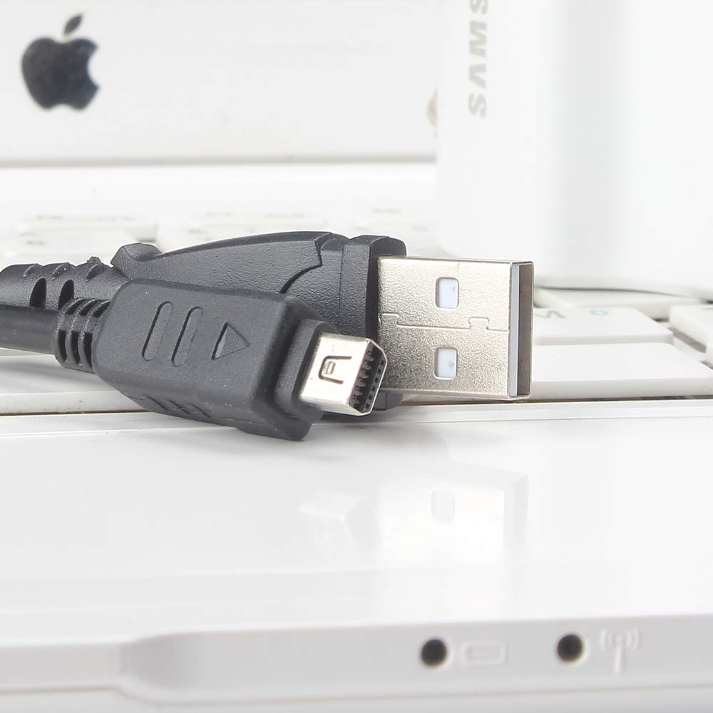 CB-USB5 USB Cable Replacement 12Pin CB-USB6/CB-USB8 Camera Transfer Data Sync Charging Cord Compatible with Olympus Digital Camera E330 E-410 E-510