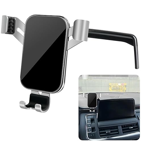 LUNQIN Car Phone Holder for Chevy Tahoe 2021 2022 2023 2024 and Chevrolet Suburban 2021-2024 Auto Interior Accessories Best Cell Phones Mount
