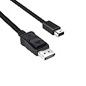 Club 3D CAC-1115 VESA Certified Mini DisplayPort to DisplayPort Bi-Directional 1.4/Hbr3 M/M Cable DP 1.4 8K 60Hz 2m- 6,56Ft