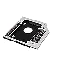 Padarsey Universal 12.7mm SATA to SATA 2nd SSD HDD Hard Drive Caddy Adapter Tray Enclosures Compatible with DELL HP Lenovo ThinkPad ACER Gateway ASUS