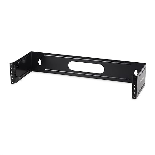Cable Matters 2U Hinged 19" Wall Mount Panel Bracket, 55.1 Lbs Max Load, 2U Rack, 19 Inch Rack, 19-Inch Wall Mount Bracket/WallMount Patch Panel