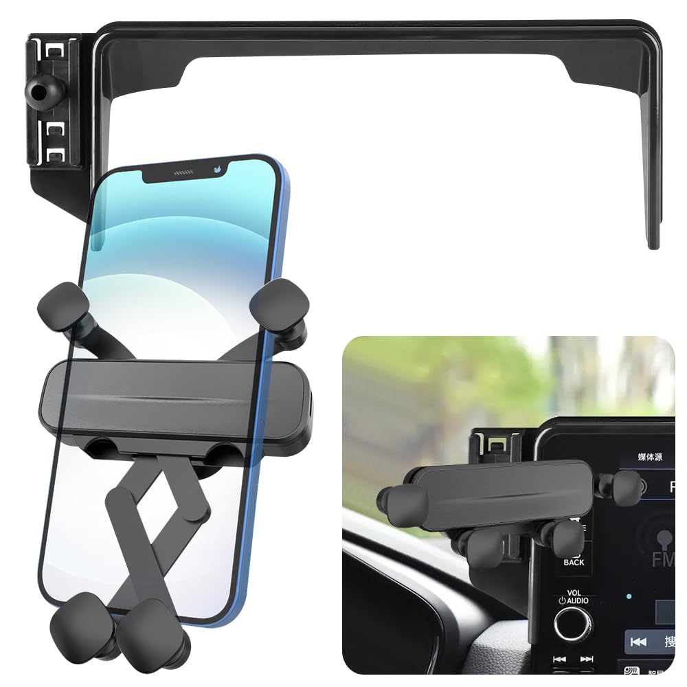 LUNQIN Car Phone Holder Mount for Honda CRV CR-V 2023 2024 2025 2026 Auto Accessories Navigation Screen Bracket Interior Decoration Mobile Cell Phone