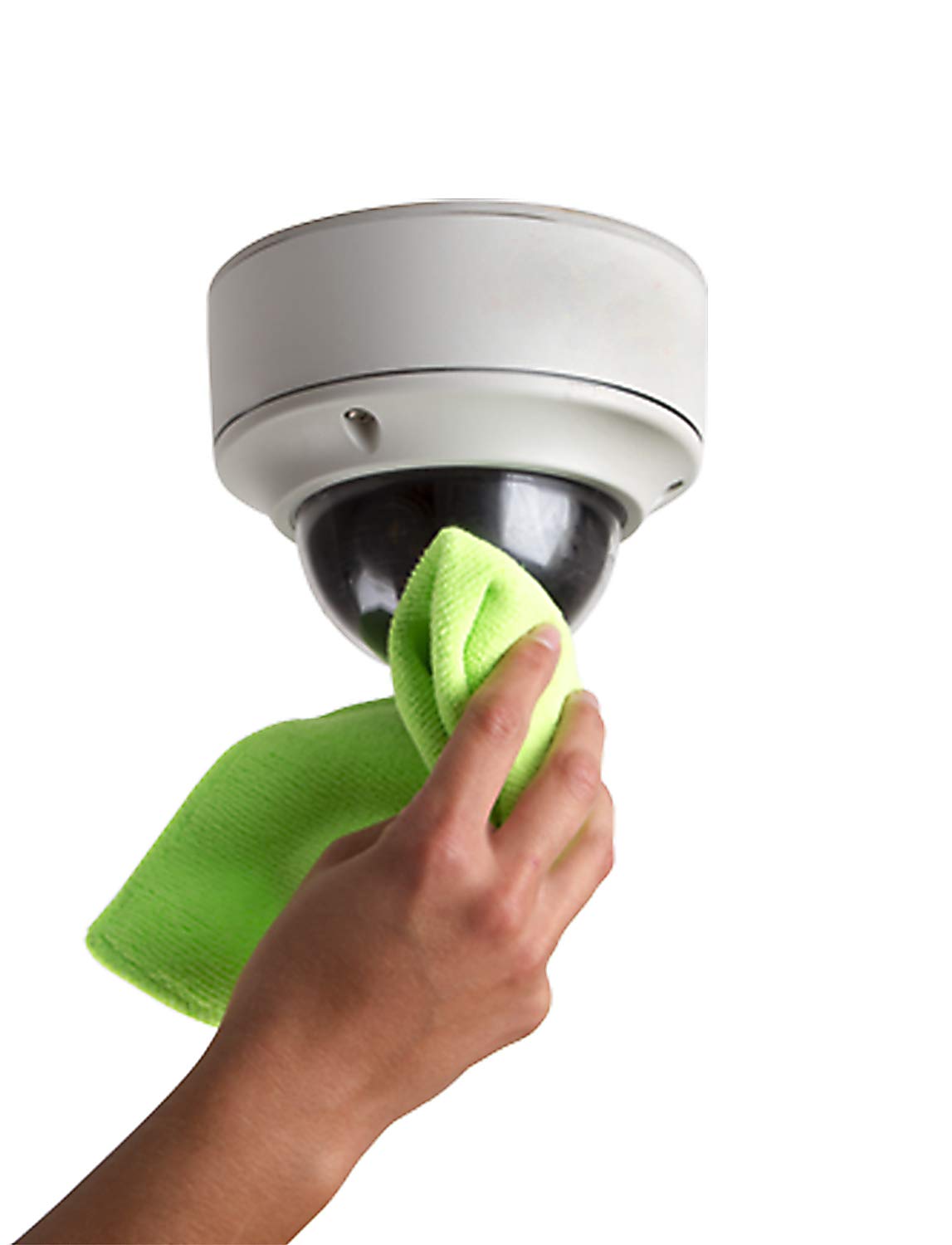 CameraShine Surveillance Camera Cleaning Kit - Easy to Use on Indoor/Outdoor Camera Lenses & Domes - Includes 8oz of Specialty Cleaning Solution and a