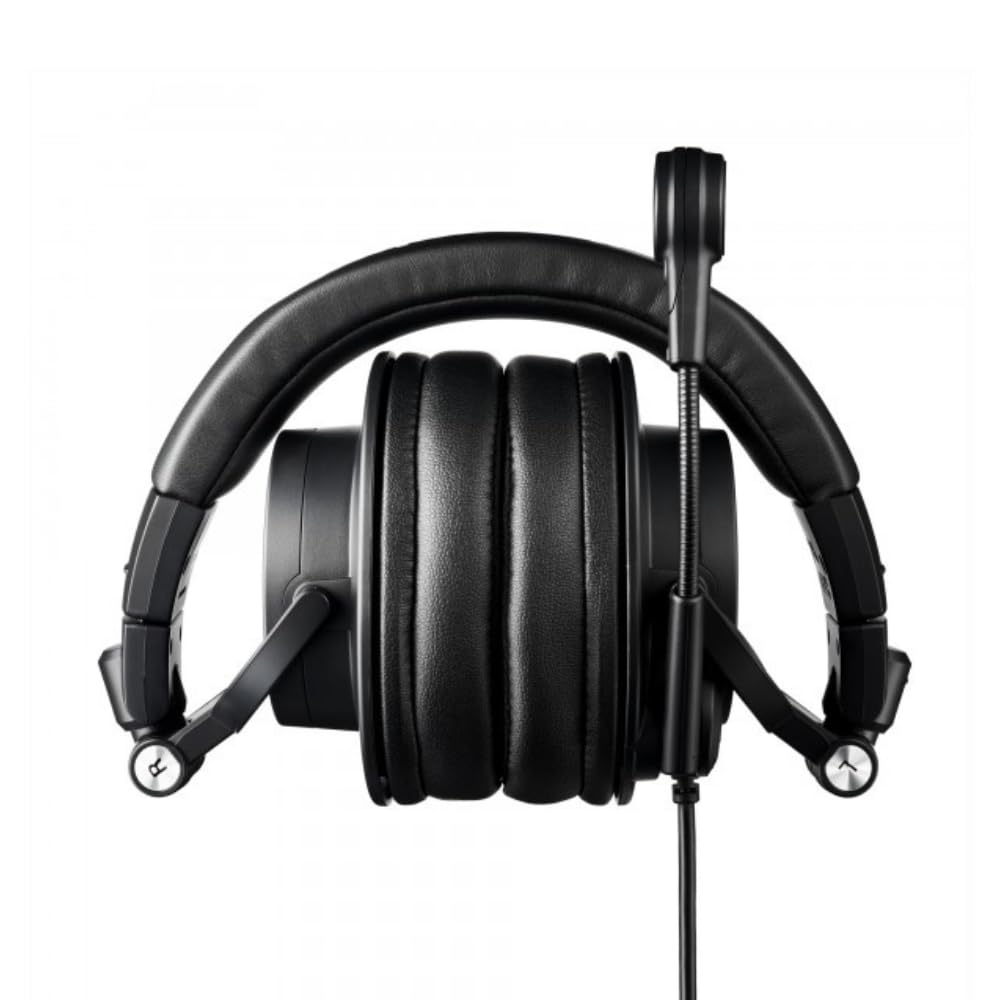 Audio Technica ATH-M50X STS-USB StreamSet Streaming Headset Bundle with 3ft Extension Cable 3.0 and Instrument Polishing Cloth - Podcast Headphones…