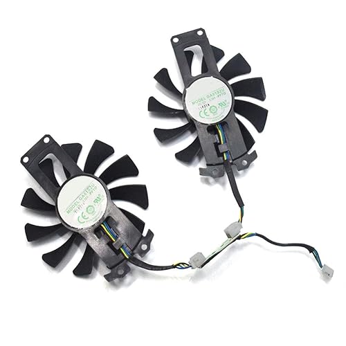 2pcs/lot GA81S2U 12V 0.38A 75mm 4Pin Apistek Cooler Fan for ZOTAC GTX960 4G PCI-EDC Graphics Card Fan (Fan B (2pcs/lot))