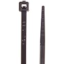 Hellermann Tyton T18L0M4 Standard Cable Tie, 8" Long, 18lb Tensile Strength, PA66, Black (Pack of 1000)