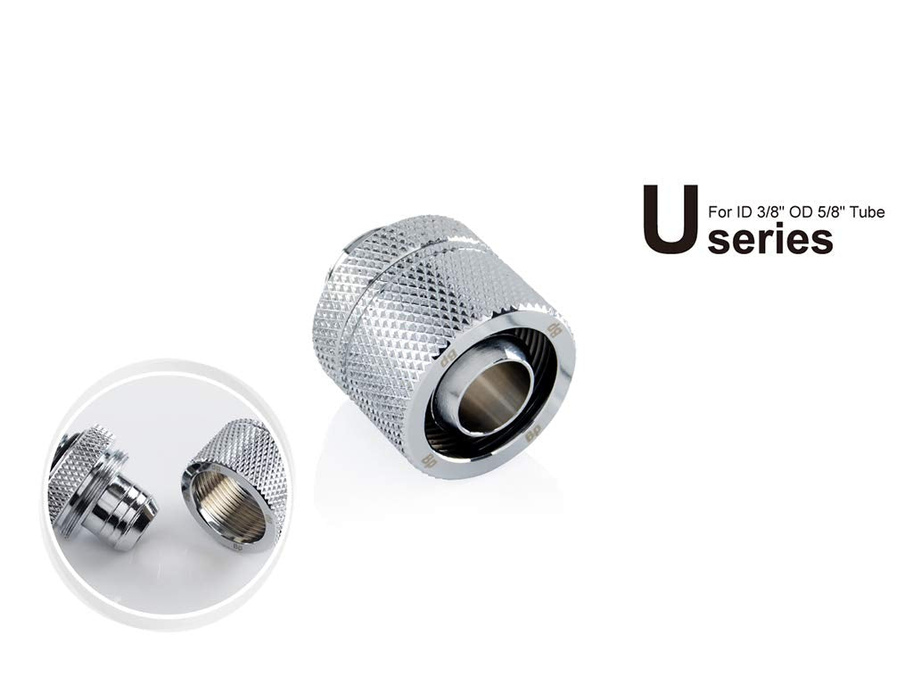 Bitspower G1/ 4 Inch Thread Air Exhaust Fitting Shining Silver