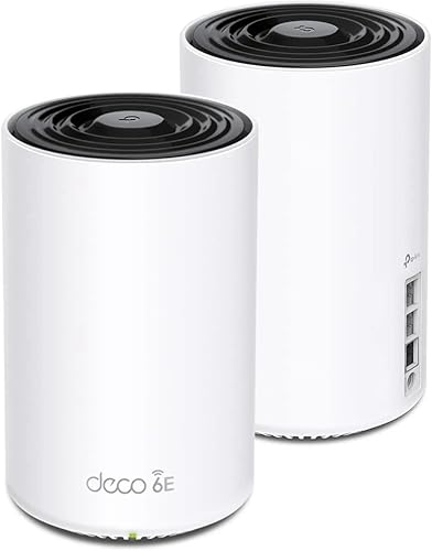 TP-Link Deco XE75 Pro AXE5400 Tri-Band WiFi 6E Mesh System - 2.5G WAN/LAN Port, Covers up to 5500 Sq.Ft, Replaces WiFi Router and Extender, AI-Driven