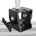 DITKOK Folding Antenna Mount - Roof Rack Mounting Bracket Kit, Fits Crossbars and Platforms, Folding Aerial Bracket for Antennas, Flags and Small LED