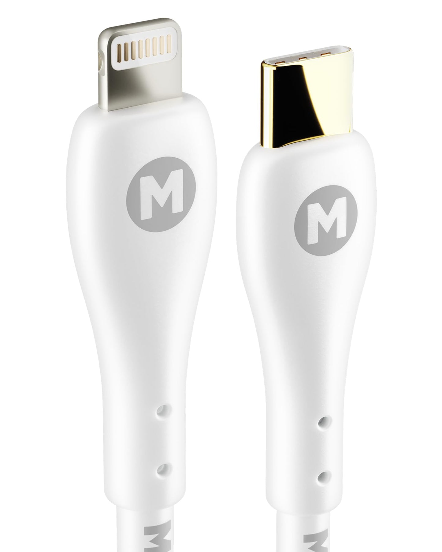 MAGFAST Lux USB-C to Lightning Cable | Alpine White | 6ft | Apple MFi Certified | Fast Charging Cord for iPhone 14 14 Pro Max Plus & Mini 13 12 11 8…
