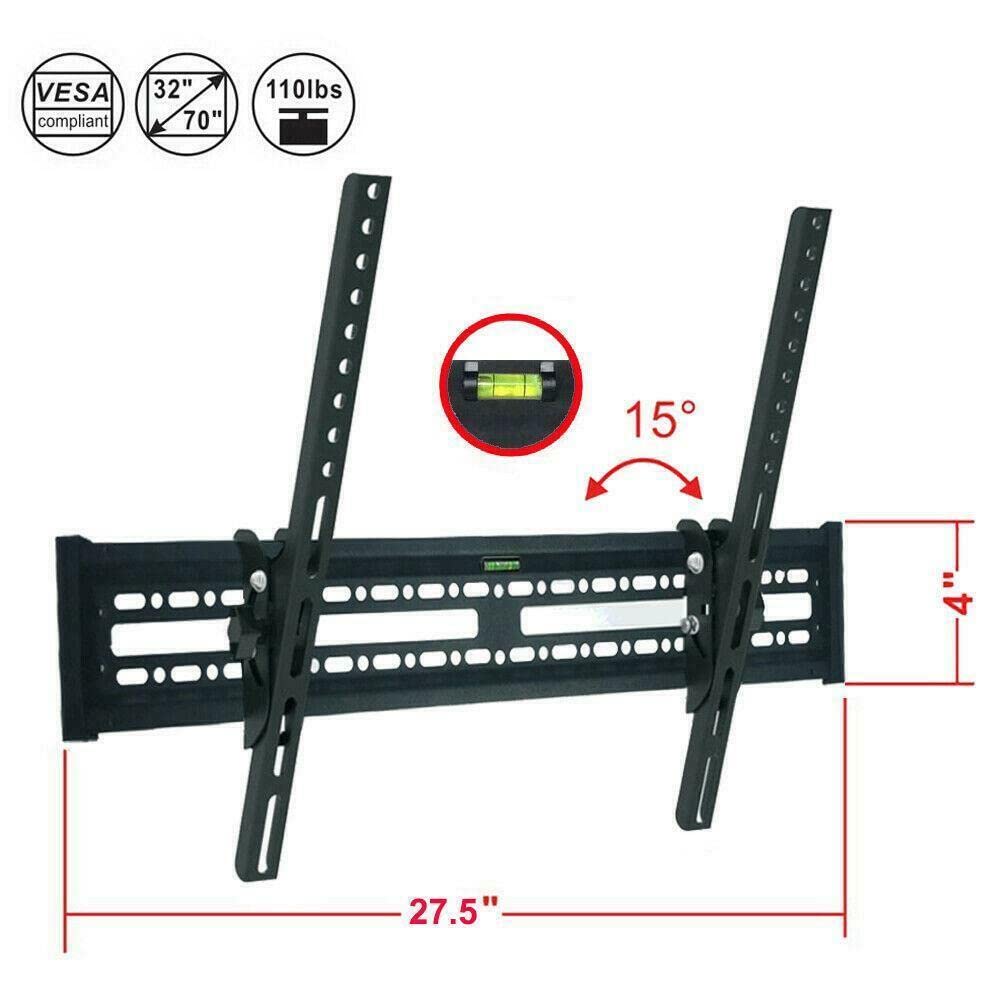 NTQinParts Flat TV Wall Mount Bracket 15° Tilt Swivel for LG 55UN7000PUB 60UN7000PUB 4K HDR UHD Smart LED TV