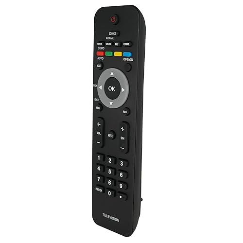 Replacement Remote Control for Philips TV 46PFL3706/F7 47PFL5603D/27 47PFL5603D/F7 52PFL5704D 52PFL5704D/F7