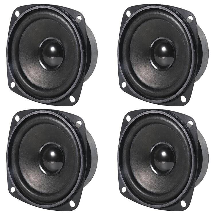 ACEIRMC 3” 4Ohm 20W Full Range Audio Speaker Stereo Woofer Loudspeaker for Arduino Replacement DIY (4pcs)
