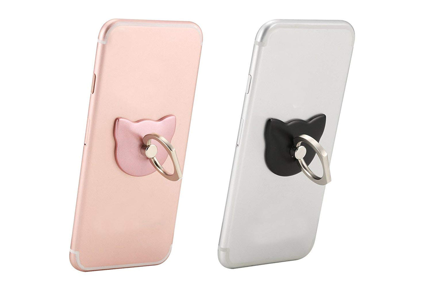 lenoup Cat Cell Phone Holder,360 Rotation Phone Ring Kickstand,Universal Cell Phone Ring Grip for Almost All Phones,Pad