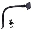 ARKON Mounts Car or Truck Seat Rail or Floor Mount for Satellite Radios | 4-Hole AMPS Head | Flexible 22" Gooseneck Arm | For GPS, Satellite Radios