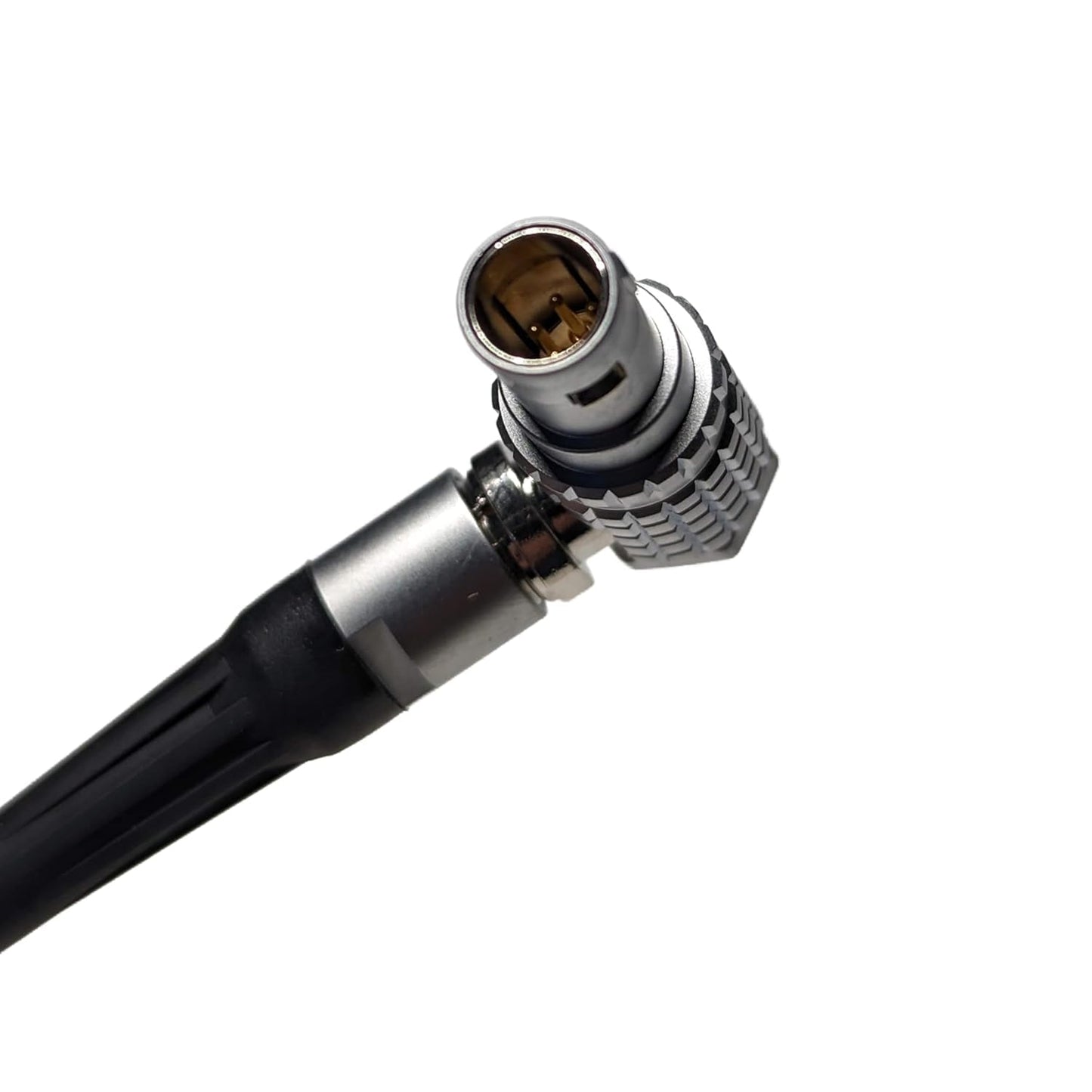 Milestock Tentacle 3.5mm TRS to Right Angle LEMO 5-pin Timecode Cable for Arri Alexa Mini/LF/XT, Zaxcom, Sound Devices 644, Lockit, Deity TC-1