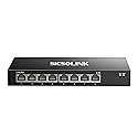 2.5Gb PoE+ Switch 10-Port Unmanaged with 8*2.5G Base-T PoE+ Ports, 2*10G SFP+ , IEEE802.3af/at , 80Gbps Switching Capacity, Metal, 2.5Gbe PoE Switch