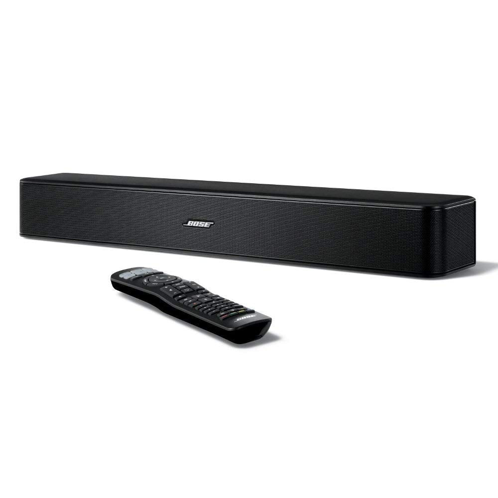 BOSE Solo 5 TV Soundbar Sound System Sleek Slim Design Bluetooth Connectivity, Black (Renewed)