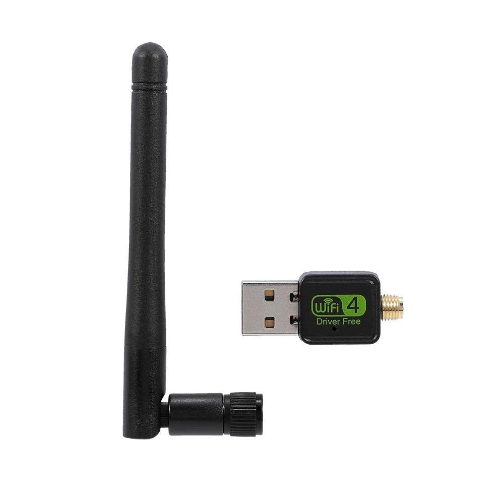 USB WiFi Router Adapter Network LAN Card with Antenna Plug & Play for Windows XP/Vista/Linux