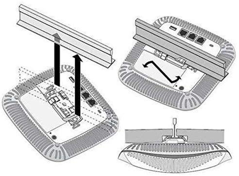 JW045A, Ceiling Grid Rail Adapters Compatible with HP Aruba Wireless Access Point, AP-220-MNT-C2