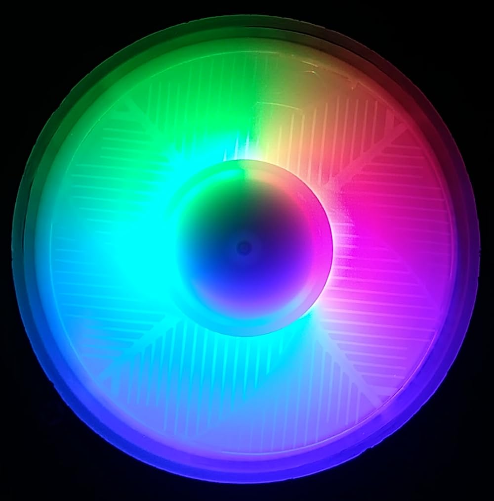 TRONWIRE TW-8 95W RGB LED CPU Cooler Aluminum Heatsink Copper Core Base 4-Pin PWM 92mm Fan Pre-Applied Thermal Paste for Intel Core i3 i5 i7 i9 Socket