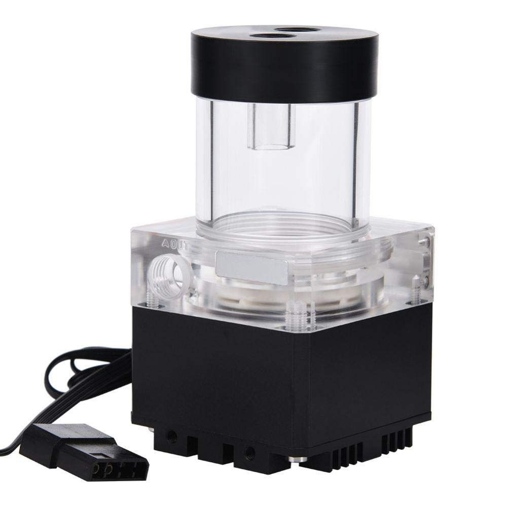 650L/H Mini Water Cooling Pump 0.6A 7V 12cm/ 4.72in, 17cm/ 6.69in Computer Pump 3.5 Meters Pump Head Fast Heat Dissipation Multi-Level Cool (12cm