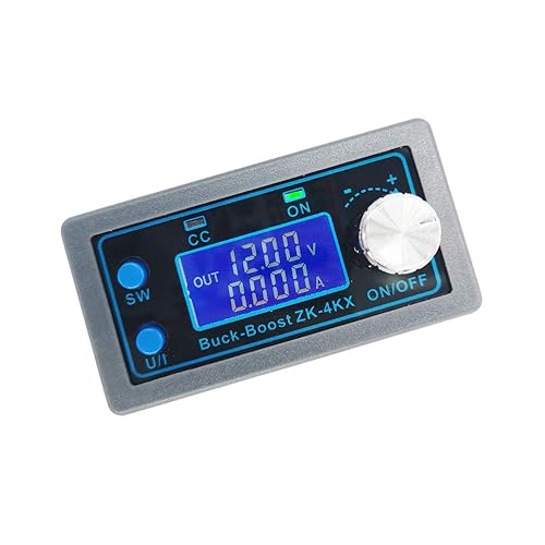 WSDMAVIS 1Pcs DC-DC Buck Boost Converter Regulator CC CV 0.5-30V 0-4A Adjustable Regulated Power Supply Module DIY Solar Battery Chargin Module LCD…