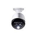 Lorex 5MP Super HD Weatherproof Indoor/Outdoor Add-On Analog Bullet Security Camera w/Warning Light and Remote-Triggered Sirens & Color Night Vision