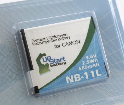 NB-11L Replacement Battery and Charger Kit for Canon Digital Cameras - UpStart Battery Brand