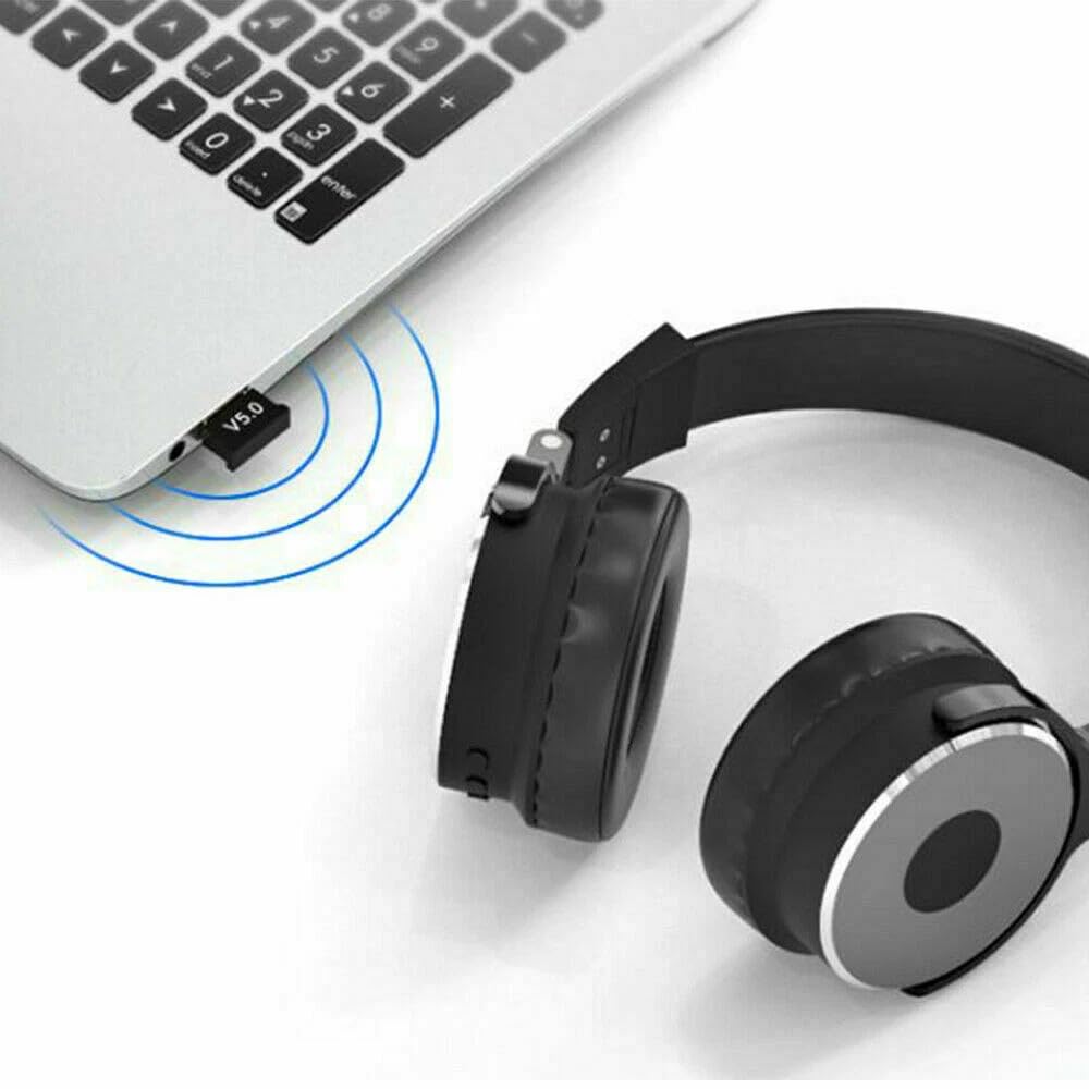 USB Bluetooth 5.0 Adapter, USB Bluetooth Dongle Receiver for PC/Laptop,