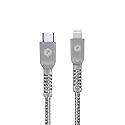 POWERPEAK USB-C to Lightning Cable, 6ft Braided Nylon Metallic iPhone Charger Cord, (MFi Certified) Sync Cable Compatible with iPhone Lightning Port…