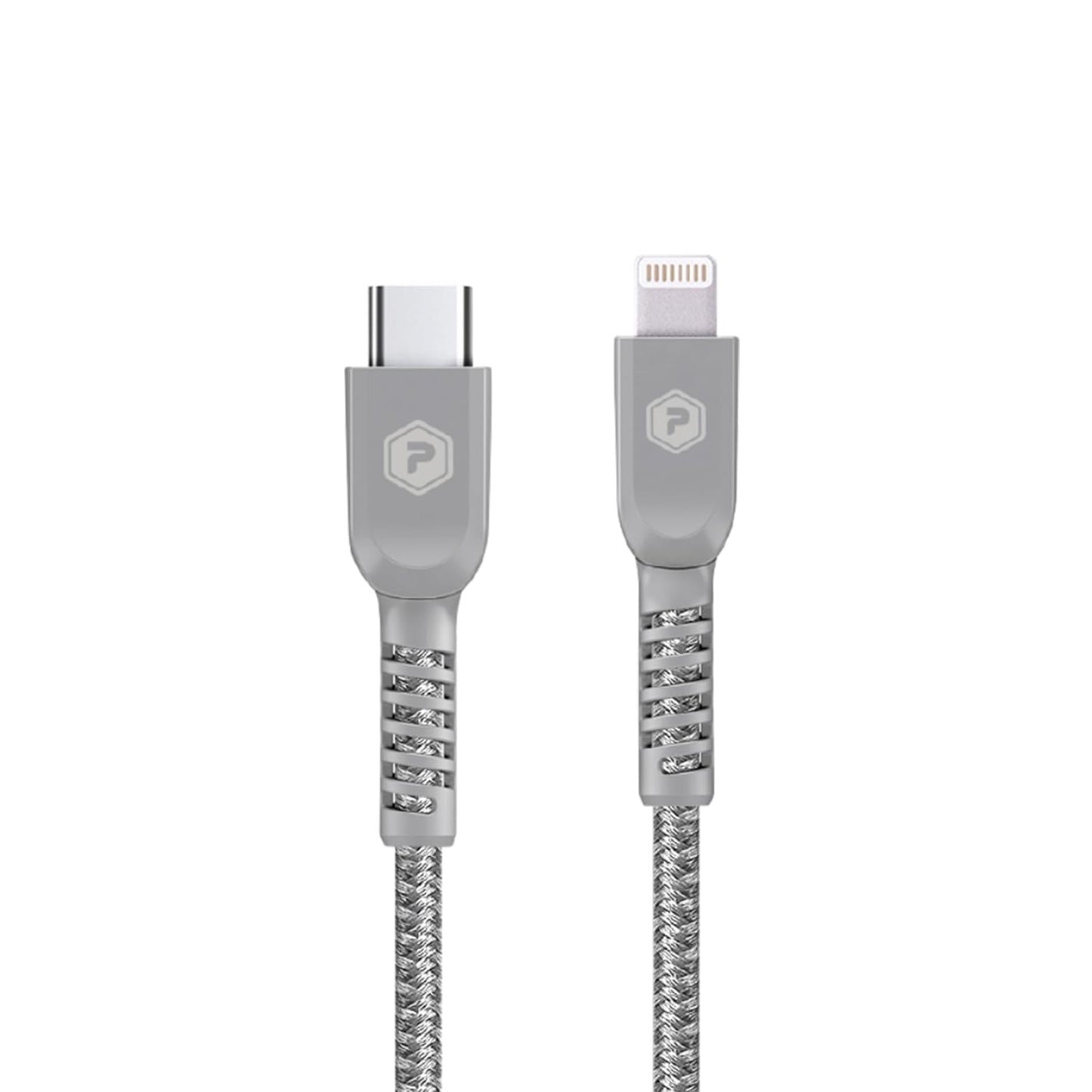 POWERPEAK USB-C to Lightning Cable, 6ft Braided Nylon Metallic iPhone Charger Cord, (MFi Certified) Sync Cable Compatible with iPhone Lightning Port…