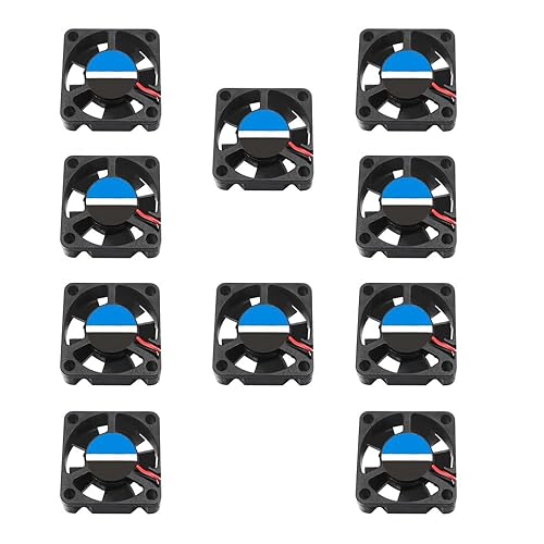 10PCS 30x30x10mm 5V 12V 24V Fan DC Brushless Cooling Fan 3010 DC 2Pin (5V)