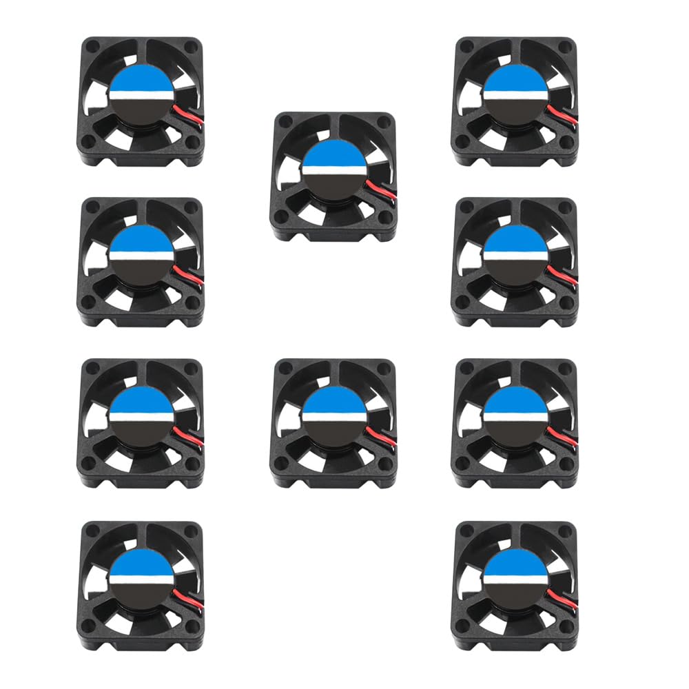 10PCS 30x30x10mm 5V 12V 24V Fan DC Brushless Cooling Fan 3010 DC 2Pin (5V)