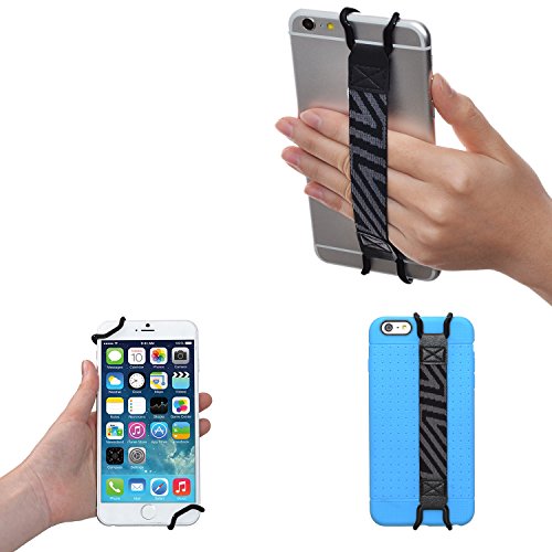 TFY Security Hand Strap Holder Compatible with iPhone, Galaxy & Other Phones - iPhone Air / 17 Pro Max / 17 Pro / 16/15 / 14 Plus / 13/12 Mini / 11